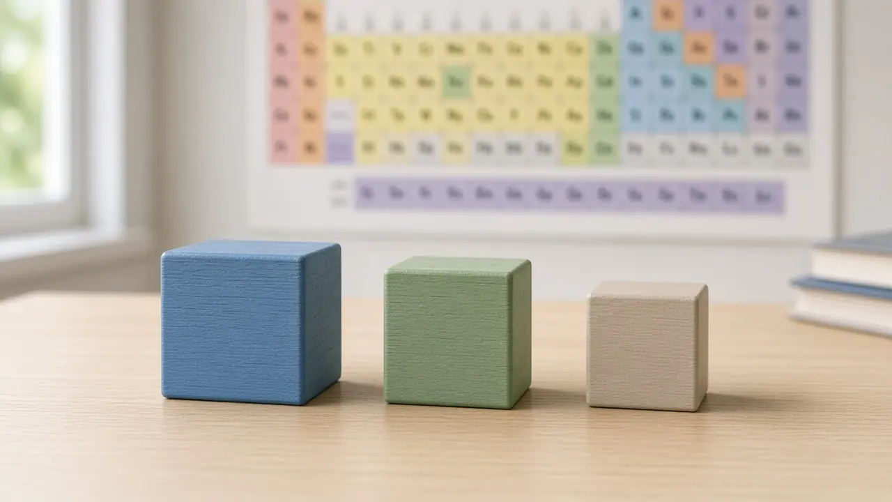 Blocks across a period getting smaller from left to right